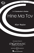 Hine Ma Tov SATB choral sheet music cover Thumbnail